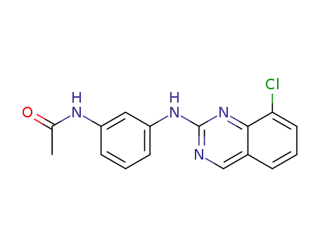 N-(3-(8-chloroquinazolin-2-ylamino)phenyl)acetamide