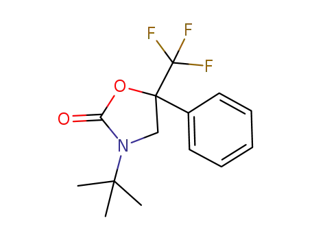 3-(tert-butyl)-5-phenyl-5-(trifluoromethyl)-1,3-oxazolidin-2-one