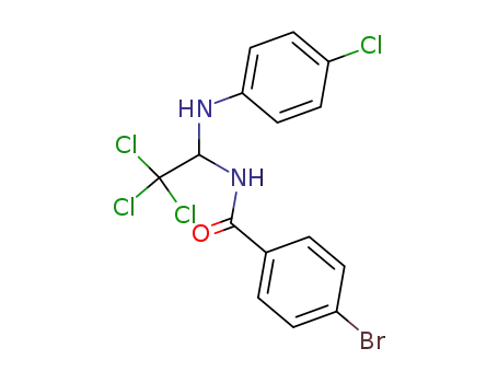4-bromo-N-(2,2,2-trichloro-1-(4-chlorophenylamino)ethyl)benzamide