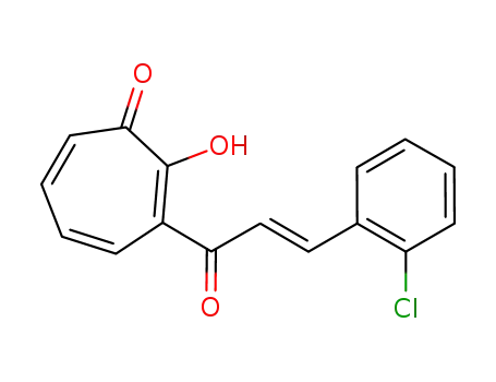 3-[3-(2-chlorophenyl)acryloyl]-2-hydroxy-2,4,6-cycloheptatrien-1-one