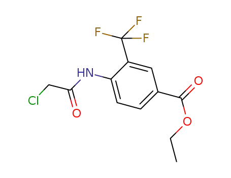 2-chloro-N-(4-(ethoxycarbonyl)-2-trifluoromethylphenyl)ethanamide
