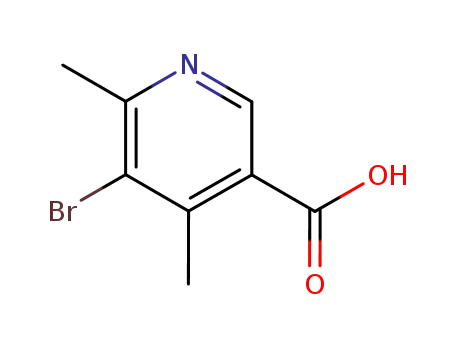 Molecular Structure of 93350-01-7 (5-BROMO-4,6-DIMETHYLNICOTINIC ACID)