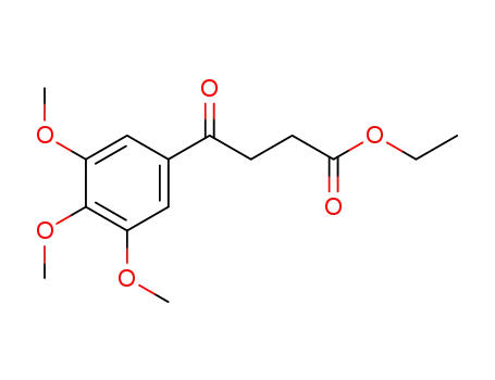Molecular Structure of 856811-67-1 (ETHYL 4-(3,4,5-TRIMETHOXYPHENYL)-4-OXOBUTANOATE)