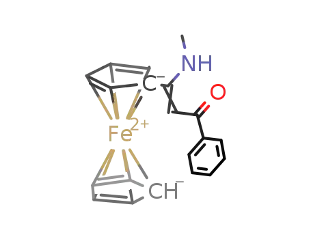 1-phenyl-3-methylamino-3-ferrocenyl-2-propenone