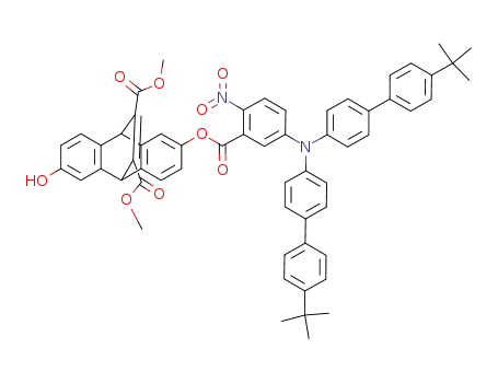 [(6-hydroxy-9,10-dihydro-11,12-dicarbomethoxyetheno)anthracene-2-yl] 5-[bis(4'-tert-butylbiphenyl-4-yl)amino]-2-nitrobenzoate