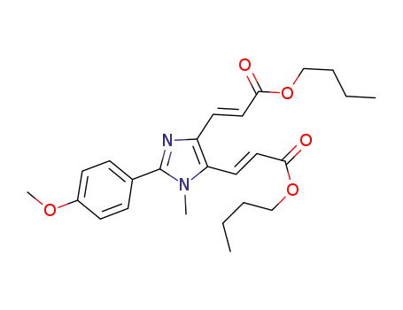 (2E,2'E)-dibutyl 3,3'-[2-(4-methoxyphenyl)-1-methyl-1H-imidazole-4,5-diyl]diacrylate