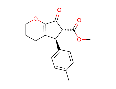 (5S,6R)-methyl 7-oxo-5-p-tolyl-2,3,4,5,6,7-hexahydrocyclopenta[b]pyran-6-carboxylate