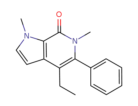 4-ethyl-1,6-dimethyl-5-phenyl-1H-pyrrolo[2,3-c]pyridin-7(6H)-one