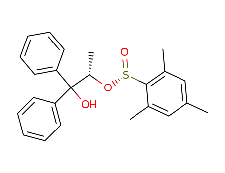 2,4,6-Trimethyl-benzenesulfinic acid (S)-2-hydroxy-1-methyl-2,2-diphenyl-ethyl ester