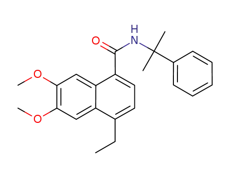 4-ethyl-6,7-dimethoxy-N-(2-phenylpropan-2-yl)-1-naphthamide