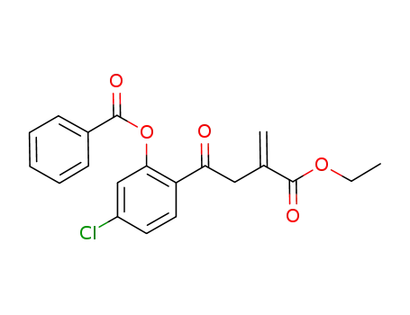 benzoic acid 5-chloro-2-(3-ethoxycarbonylbut-3-enoyl)phenyl ester