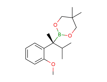 (S)-2-[2-(2-methoxyphenyl)-3-methylbut-2-yl]-5,5-tetramethyl-1,3,2-dioxaborinane