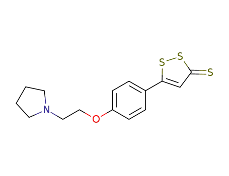 5-(4-(2-(pyrrolidin-1-yl)ethoxy)phenyl)-3H-1,2-dithiole-3-thione