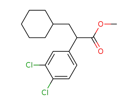 3-Cyclohexyl-2-(3,4-dichlorophenyl)propionic acid methyl ester