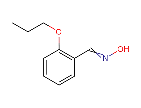 Molecular Structure of 154238-43-4 (2-Propoxybenzaldehyde oxime)