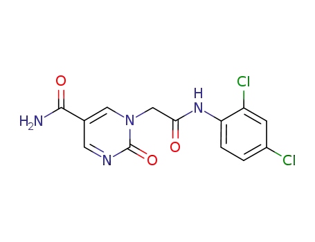 1-[(2,4-dichloro-phenylcarbamoyl)-methyl]-2-oxo-1,2-dihydro-pyrimidine-5-carboxylic acid amide