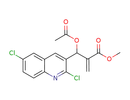 methyl 2-[acetoxy(2,6-dichloroquinolin-3-yl)methyl]acrylate