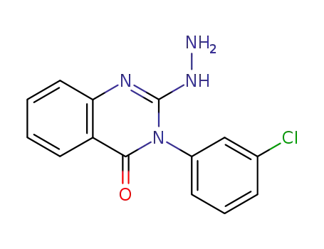 2,4(1H,3H)-Quinazolinedione, 3-(3-chlorophenyl)-, 2-hydrazone