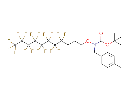 Molecular Structure of 1228693-02-4 (C<sub>24</sub>H<sub>24</sub>F<sub>17</sub>NO<sub>3</sub>)