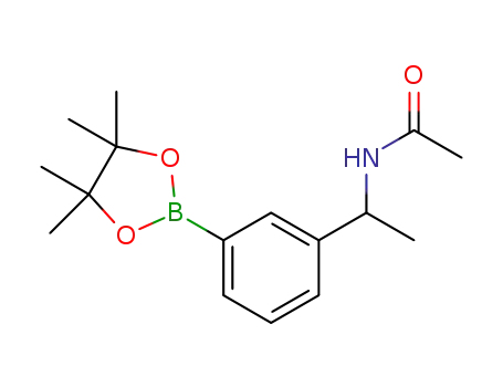 (RS)-N-(1-(3-(4,4,5,5-tetramethyl-1,3,2-dioxaborolan-2-yl)phenyl)ethyl)acetamide