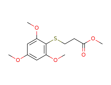 methyl 3-(2,4,6-trimethoxyphenylthio)propanoate