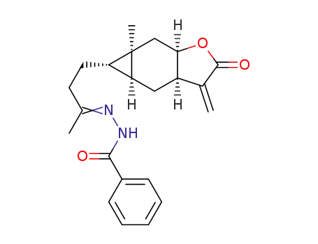 (3aR,4aS,5S,5aR,6aR)-5-(3-keto-benzoylhydrazone-butyl)-5a-methyl-3-methylene-3a,4,4a,5,6,6a-hexahydrocyclopropa[f]benzofuran-2-one