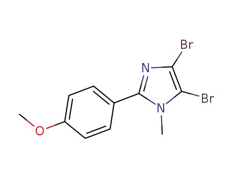 4,5-dibromo-1-methyl-2-(4-methoxyphenyl)imidazole