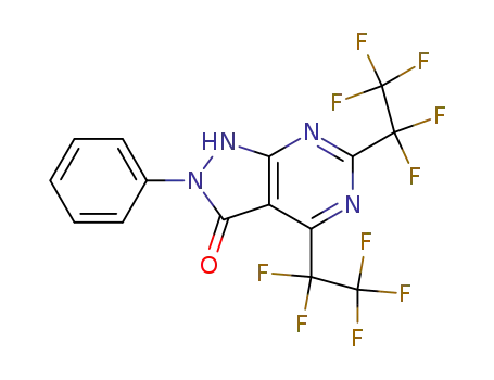 4,6-bis(perfluoroethyl)-2-phenyl-1,2-dihydropyrazolo[3,4-d]pyrimidin-3-one