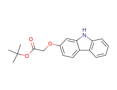 Molecular Structure of 210410-32-5 (tert-butyl 2-(9H-carbazol-2-yloxy)acetate)