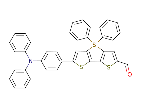 5-[N,N-bis(phenylamino)phenyl]-5'-formyl-3,3'-diphenylsilylene-2,2'-bithiophene