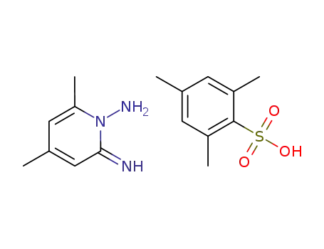 1-amino-4,6-dimethylpyridin-2(1H)-iminium-2,4,6-trimethyl-benzenesulfonate