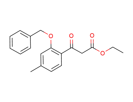 ethyl 3-(2-benzyloxy-4-methylphenyl)-3-oxopropanoate