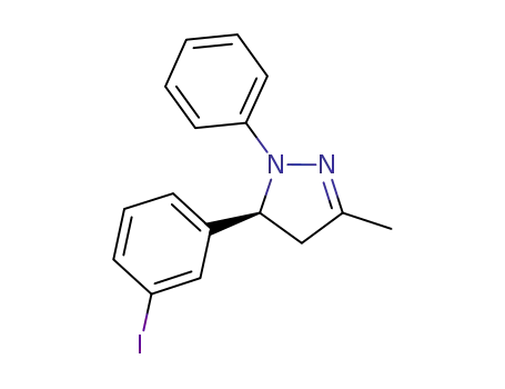 (S)-5-(3-iodophenyl)-3-methyl-1-phenyl-4,5-dihydro-1H-pyrazole
