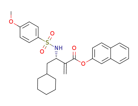 Molecular Structure of 1056904-27-8 (C<sub>28</sub>H<sub>31</sub>NO<sub>5</sub>S)
