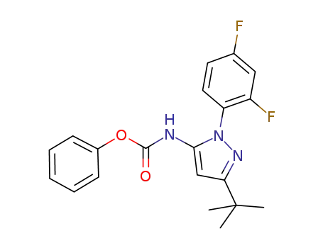 phenyl 3-tert-butyl-1-(2,4-difluorophenyl)-1H-pyrazol-5-ylcarbamate