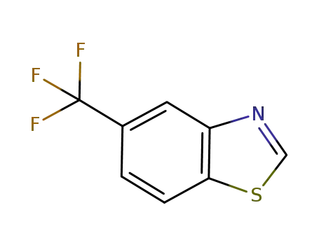 Molecular Structure of 131337-62-7 (5-TRIFLUOROMETHYLBENZOTHIAZOLE)