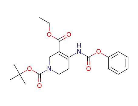 ethyl 4-phenoxycarbonylamino-1-tert-butoxycarbonyl-1,2,5,6-tetrahydropyridine-3-carboxylate