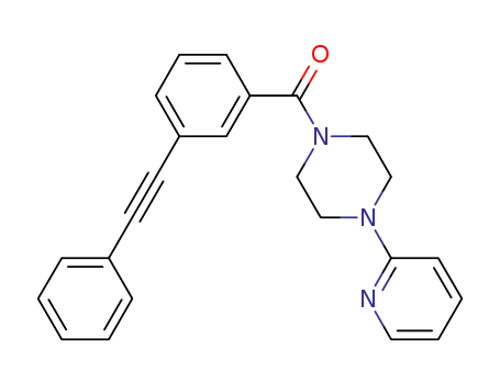 1-[3-(phenylethynyl)benzoyl]-4-pyridin-2-ylpiperazine
