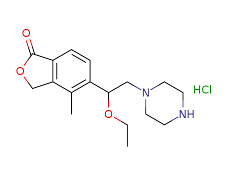 5-[1-(ethyloxy)-2-piperazin-1-ylethyl]-4-methyl-2-benzofuran-1(3H)-one hydrochloride