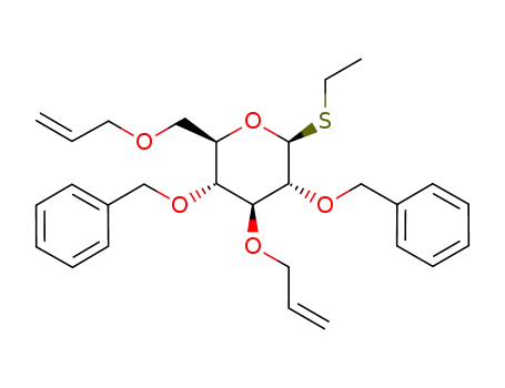 ethyl 3,6-di-O-allyl-2,4-di-O-benzyl-1-thio-β-D-glucopyranoside