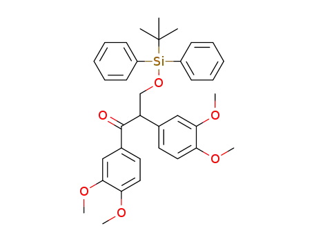 1,2-bis-(3,4-dimethoxyphenyl)-3-(tert-butyldiphenylsiloxy)-1-propanone