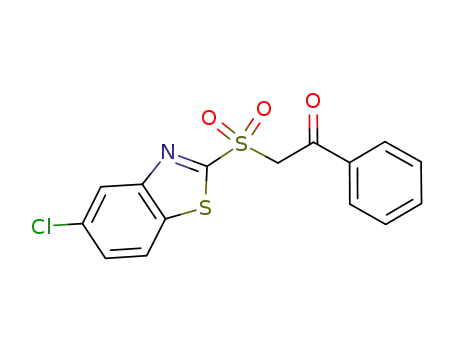 2-(5-chlorobenzothiazole-2-sulfonyl)-1-phenylethan-1-one