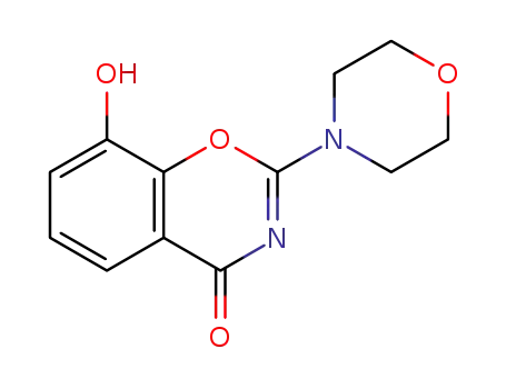 Molecular Structure of 1257411-46-3 (8-hydroxy-2-morpholin-4-yl-4H-1,3-benzoxazin-4-one)