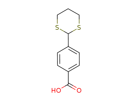 Molecular Structure of 168165-88-6 (4-(1,3-DITHIAN-2-YL)BENZOIC ACID)