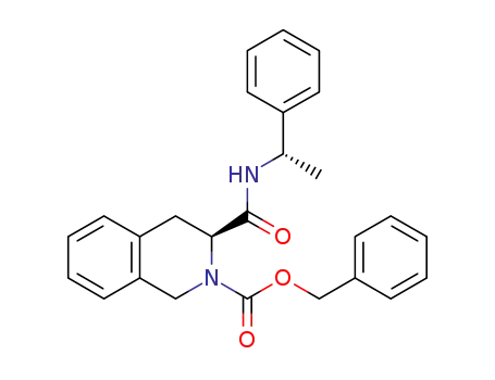 (S)-benzyl 3-((S)-1-phenylethylcarbamoyl)-3,4-dihydroisoquinoline-2(1H)-carboxylate