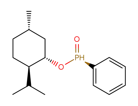 Molecular Structure of 172823-06-2 ((S<SUB>p</SUB>)-O-(+)-menthyl-H-phosphinate)