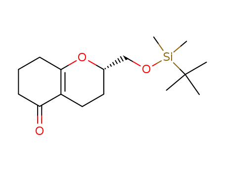 (2S)-2-tert-butyldimethylsilanyloxymethyl-2,3,4,6,7,8-hexahydro-1-benzopyran-5-one