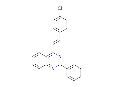 (E)-4-(4-chlorostyryl)-2-phenylquinazoline