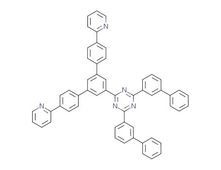 2,4-bis(biphenyl-3-yl)-6-{4,4'-bis(2-pyridyl)-[1,1':3',1']-terphenyl-5'-yl}-1,3,5-triazine