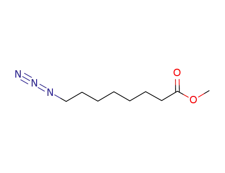 Molecular Structure of 141446-69-7 (Octanoic acid, 8-azido-, methyl ester)